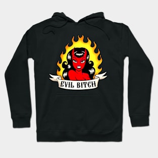 Evil Bitch (Colour) Hoodie